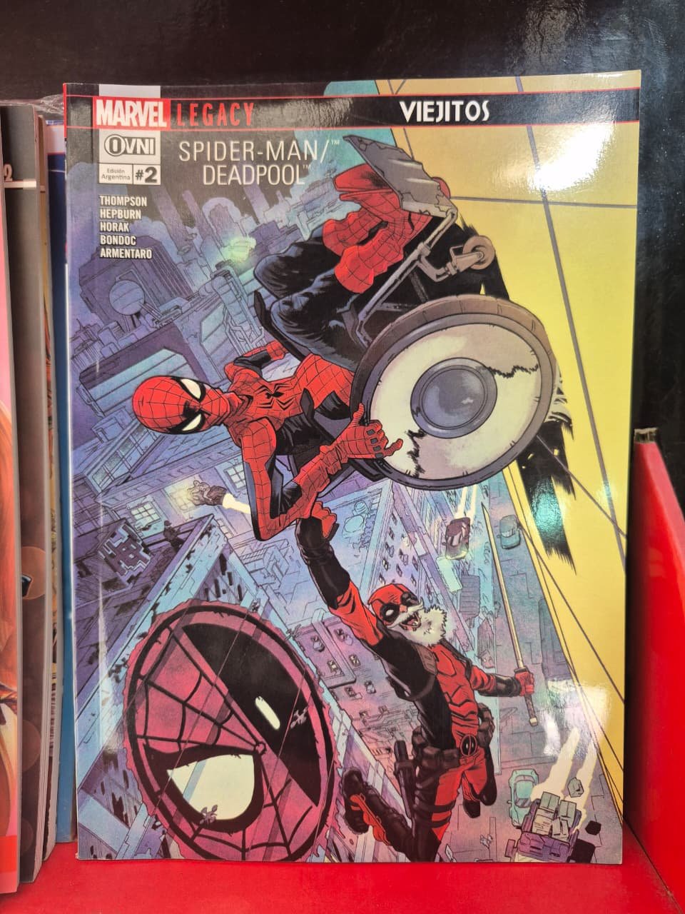 Marvel Legacy Viejitos Spider-Man Deadpool