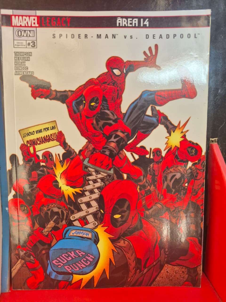 Marvel Legacy Área 14 Spider-Man Deadpool